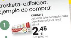 Oferta de Colgate - Dentifrico Original Total por 2,45€ en Eroski