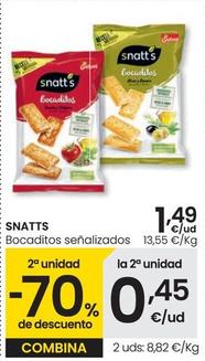 Oferta de Snatt's - Bocaditos por 1,49€ en Eroski