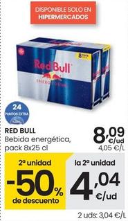 Oferta de Red Bull - Bebida Energetica por 8,09€ en Eroski