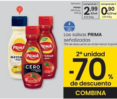 Oferta de Prima - Ketchup por 2,99€ en Eroski