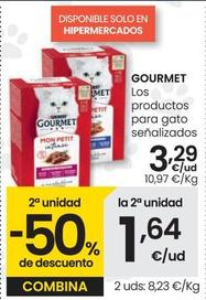 Oferta de Purina - Los Productos Para Gato por 3,29€ en Eroski