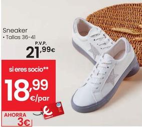 Oferta de Sneaker por 21,99€ en Eroski