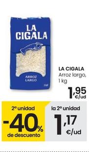 Oferta de La Cigala - Arroz Largo por 1,95€ en Eroski