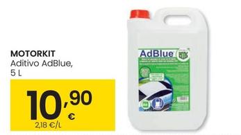 Oferta de Motorkit - Aditivo AdBlue por 10,9€ en Eroski
