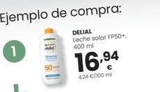 Oferta de Delial - Leche Solar FP50+ por 16,94€ en Eroski