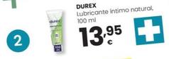 Oferta de Durex - Lubricante Íntimo Natural por 13,95€ en Eroski