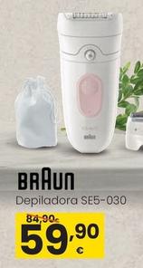 Oferta de Braun - Depiladora SE5-030 por 59,9€ en Eroski