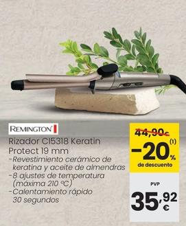 Oferta de Remington - Rizador C15318 Keratin Protect 19mm por 35,92€ en Eroski