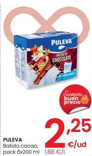 Oferta de Puleva - Batido Cacao por 2,25€ en Eroski