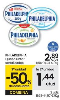 Oferta de Philadelphia - Queso Untar Senalizados por 2,89€ en Eroski