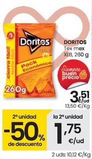 Oferta de Doritos - Tex Mex XLB por 3,51€ en Eroski