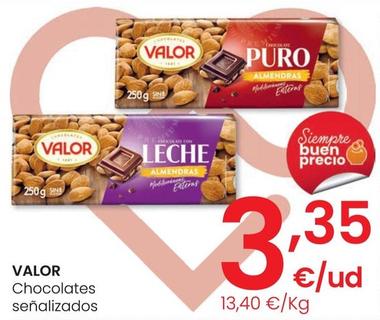 Oferta de Valor - Chocolate Senalizados por 3,35€ en Eroski