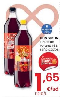 Oferta de Don Simón - Tintos De Verano por 1,65€ en Eroski