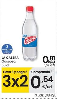 Oferta de La Casera - Gaseosa por 0,81€ en Eroski