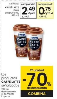 Oferta de Caffe Latte - Café Cappuccino 370 Ml por 2,49€ en Eroski