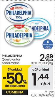 Oferta de Philadelphia - Queso Untar Senalizadas por 2,89€ en Eroski