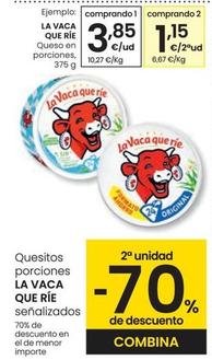Oferta de La Vaca Que Ríe - Quesitos Porciones  por 3,85€ en Eroski