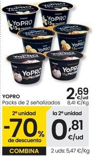 Oferta de Yopro - Packs De 2 Senalizadas por 2,69€ en Eroski