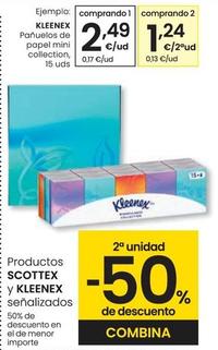 Oferta de Scottex - Y Kleenex Productos por 2,49€ en Eroski
