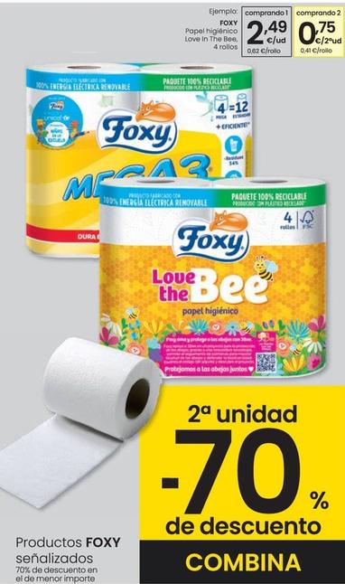 Oferta de Foxy - Productos por 2,49€ en Eroski