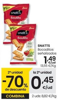 Oferta de Snatt's - Bocaditos Senalizados por 1,49€ en Eroski