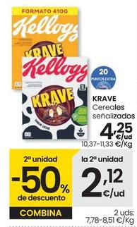 Oferta de Krave - Cereales Senalizados por 4,25€ en Eroski
