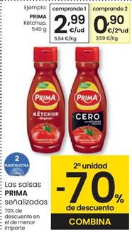 Oferta de Prima - Ketchup por 2,99€ en Eroski