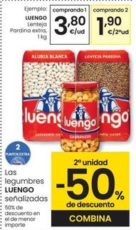 Oferta de Luengo - Lenteja Pardina Extra por 3,8€ en Eroski