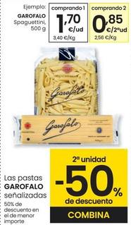Oferta de Garofalo - Spaguettini por 1,7€ en Eroski