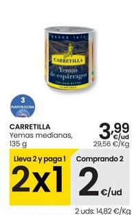 Oferta de Carretilla - Yemas Medianas por 3,99€ en Eroski