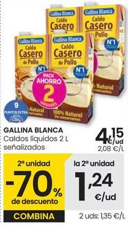 Oferta de Gallina Blanca - Caldos Liquidos por 4,15€ en Eroski