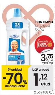 Oferta de Don Limpio - Limpiador Baños por 3,75€ en Eroski