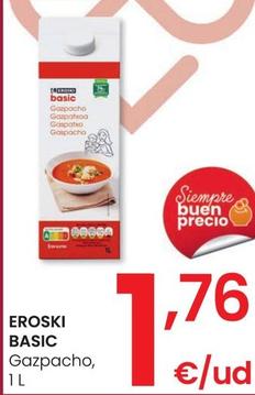 Oferta de Eroski Basic - Gazpacho por 1,76€ en Eroski