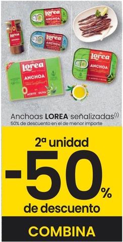 Oferta de Lorea - Anchoas Senalizadas por 3,2€ en Eroski