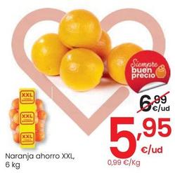 Oferta de Naranja Ahorro Xxl por 5,95€ en Eroski