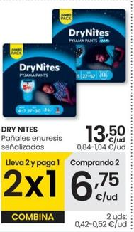 Oferta de Dry nites - Panales Enuresis Senalizados por 13,5€ en Eroski