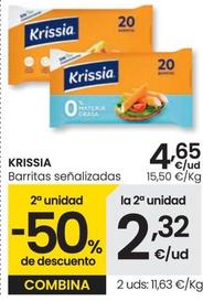Oferta de Krissia - Barritos Fresca por 4,65€ en Eroski