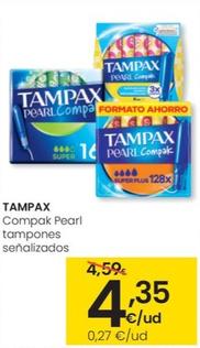 Oferta de Tampax - Compak Pearls Tampones por 4,35€ en Eroski