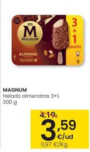 Oferta de Magnum - Helado Almendras por 3,59€ en Eroski