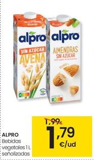 Oferta de Alpro - Bebidas Vegetales por 1,79€ en Eroski