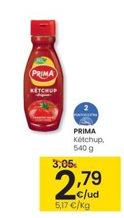 Oferta de Prima - Ketchup por 2,79€ en Eroski