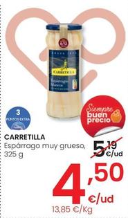 Oferta de Carretilla - Esparrago Muy Grueso por 4,5€ en Eroski