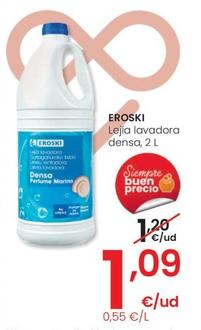 Oferta de Eroski - Lejia Lavadora Densa por 1,09€ en Eroski