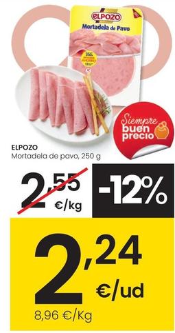 Oferta de Elpozo - Mortadela De Pavo por 2,24€ en Eroski