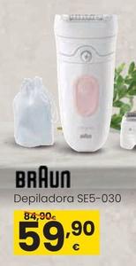 Oferta de Braun - Depiladora Se5-030 por 59,9€ en Eroski