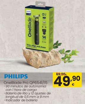Oferta de Philips - Oneblade Pro Qp6541/15 por 49,9€ en Eroski