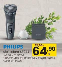 Oferta de Philips - Afeitadora S3244 por 64,9€ en Eroski