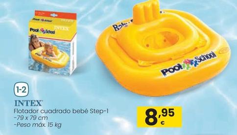 Oferta de Intex - Flotador Cuadrado Bebé Step-1 por 8,95€ en Eroski