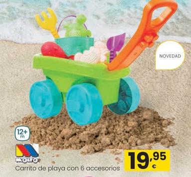Oferta de Molto - Carrito De Playa Con 6 Accesorios por 19,95€ en Eroski