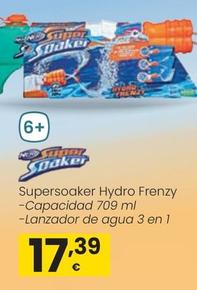 Oferta de Nerf - Super Soaker Hydro Frenzy por 17,39€ en Eroski